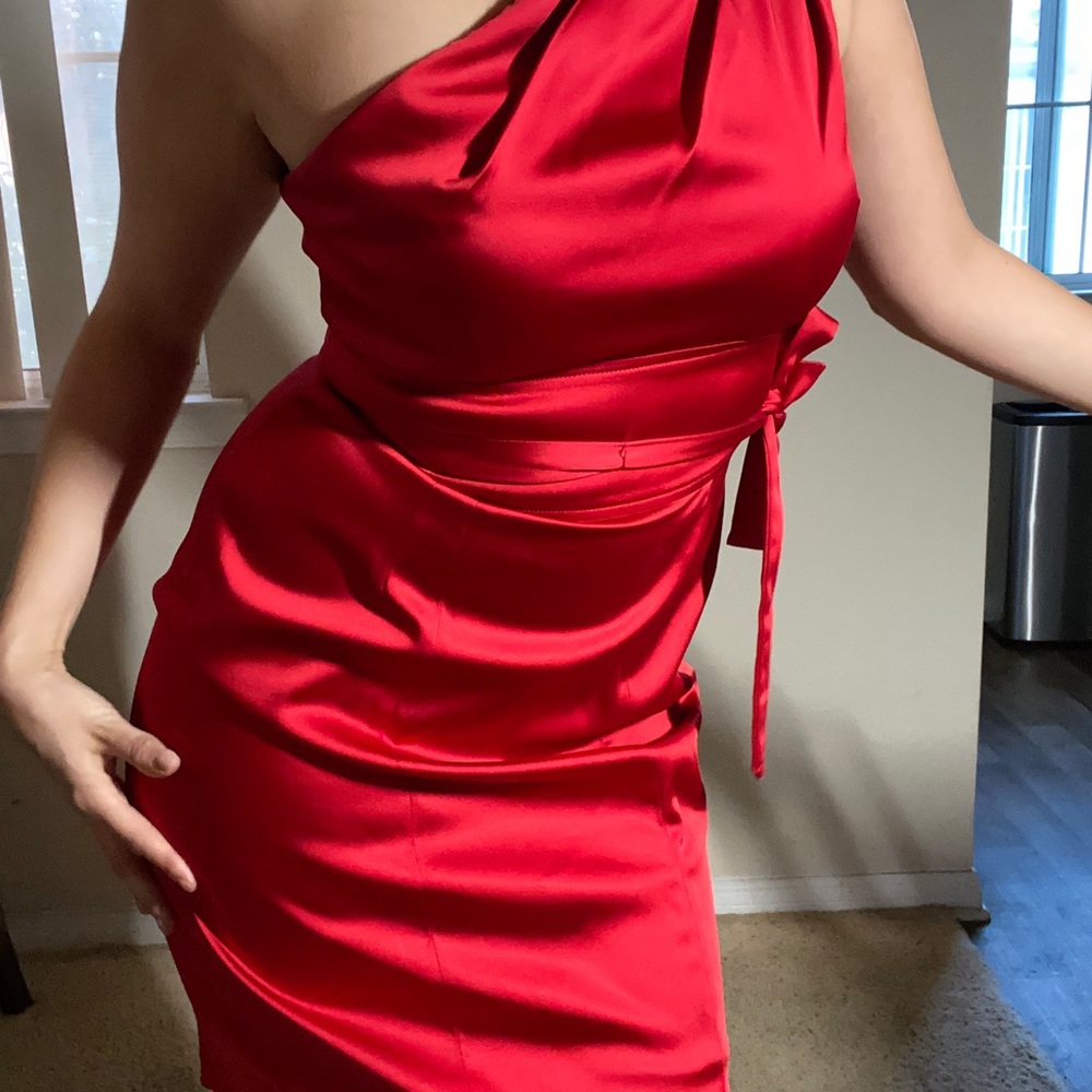 Sexy red dress
